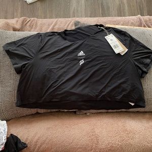 Adidas Peloton Crop Top - Black Size XL